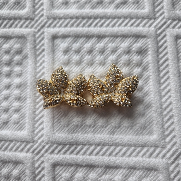 Earrings Elegant Gold Leaf - Picture 1 of 6